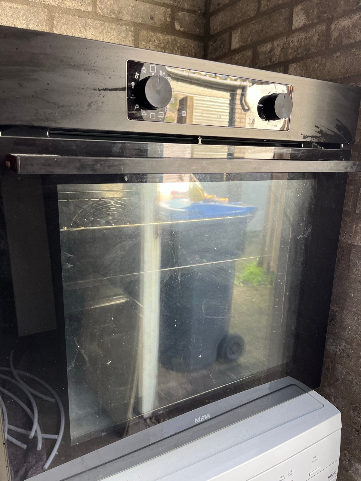 Etna OM316MZ Inbouw Oven - Zwart, Ophalen, Gebruikt, Oven, Hete lucht