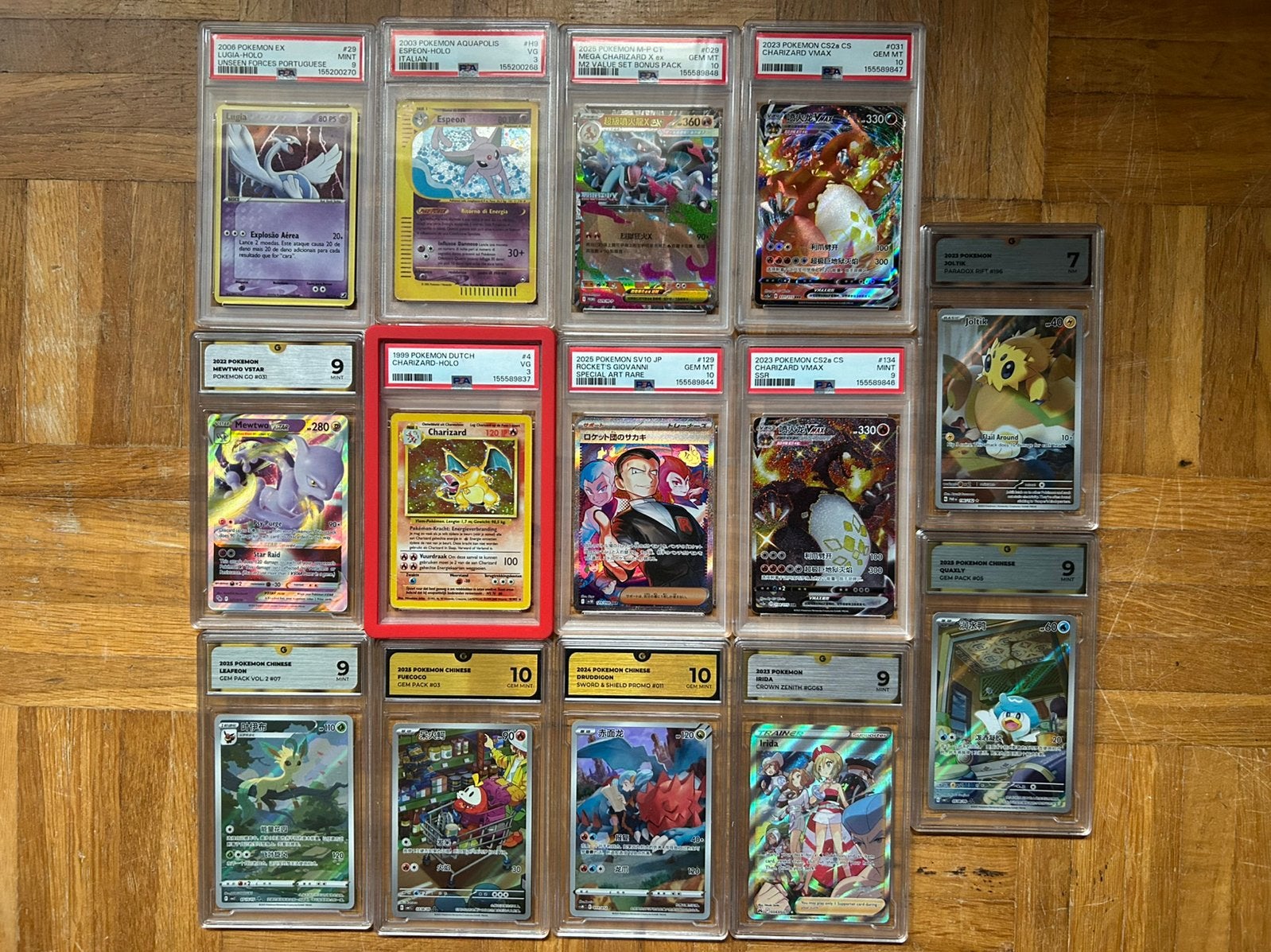 Diverse Slabs van PSA & Global Grading los te koop, Ophalen of Verzenden, Zo goed als nieuw
