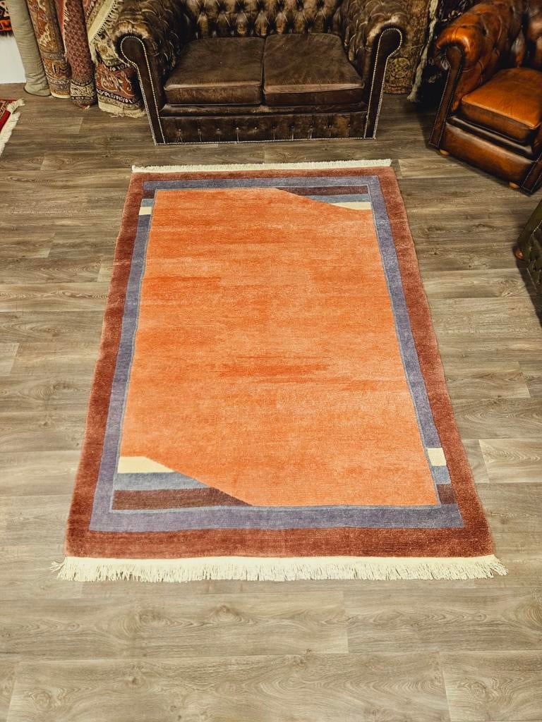 Handgeknoopt Tapijt uit Nepal. Mooie dikke wol! Weg = Weg!, Nepal, Crème, 150 tot 200 cm, 200 cm of meer