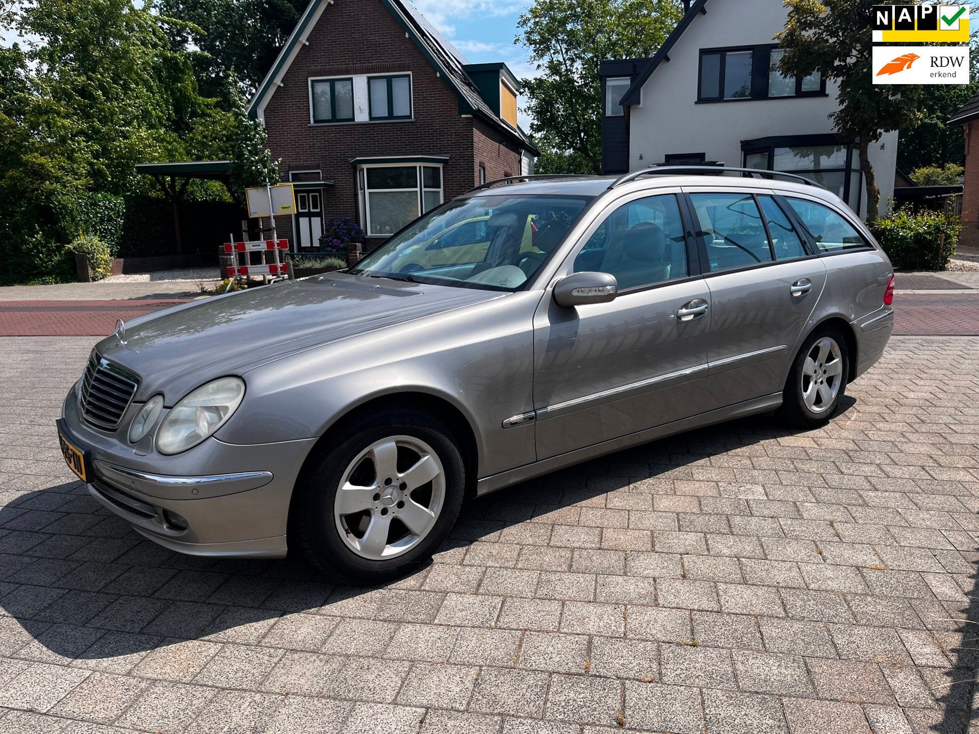 Mercedes-Benz E-klasse Combi 280 CDI Avantg Trekh Leder Crui, 1780 kg, Achterwielaandrijving, Gebruikt, Beige