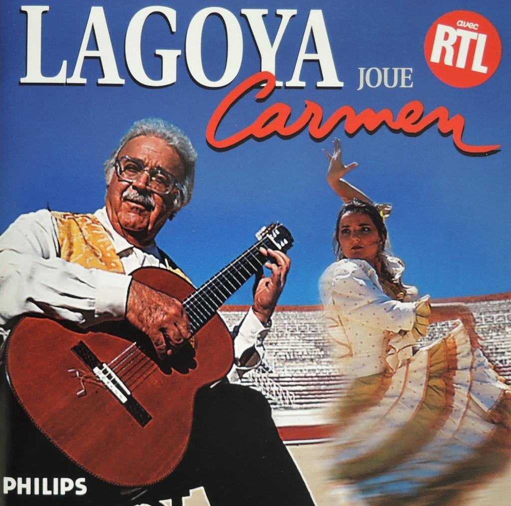 Lagoya joue Carmen - ASMF/ Sillito - PHILIPS - DDD - 1995, Cd's en Dvd's, Cd's | Klassiek, Zo goed als nieuw, Kamermuziek, Ophalen of Verzenden