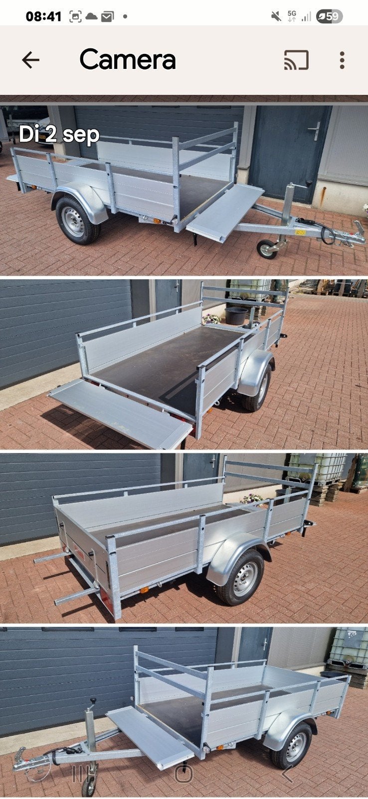 Anssems bsx 750 kg te huur / 20,00 euro per dag!, Ophalen