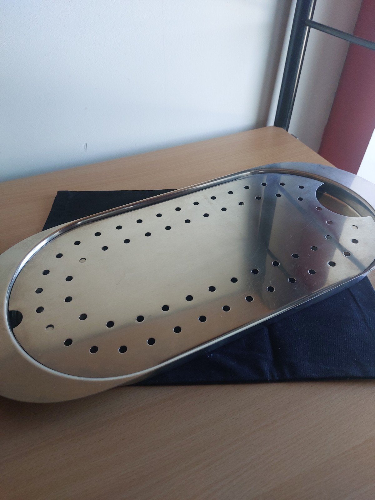 Stelton visschaal 58 cm (groot), Zilver, Ophalen of Verzenden, Metaal, Overige merken
