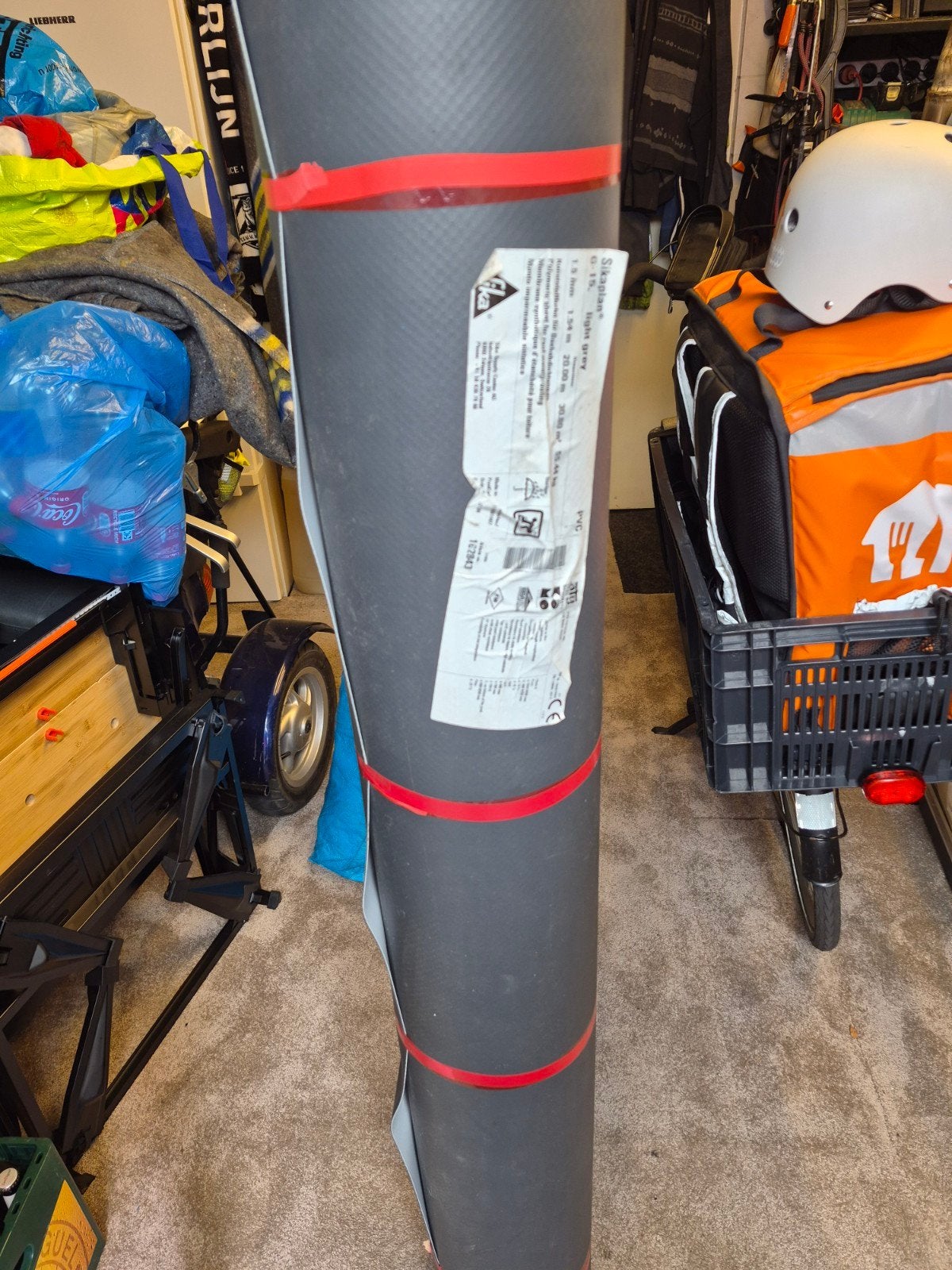 Sikaplan G-15 PVC dakbedekking, lichtgrijs, 30.80 m², Ophalen