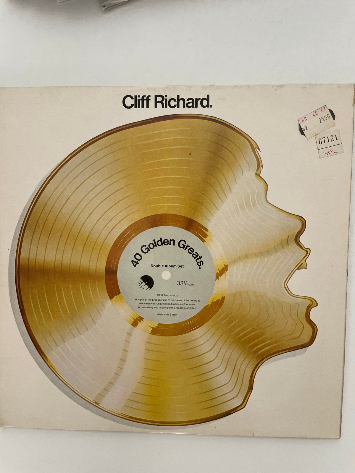 Cliff Richard - 40 Golden Greats Dubbel LP, Gebruikt, Ophalen of Verzenden, 12 inch, Dubbel-LP