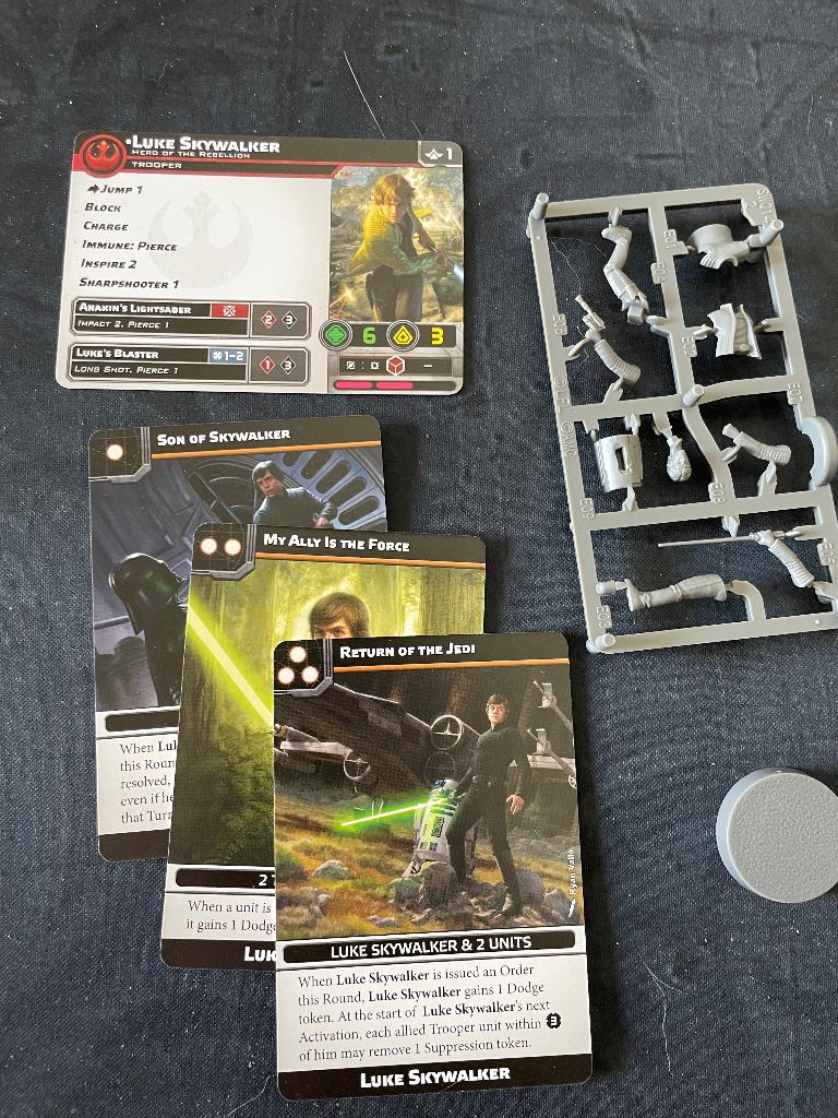 Star Wars Legion Luke Skywalker, Ophalen of Verzenden, Nieuw, Overige soorten, Figuurtje(s)