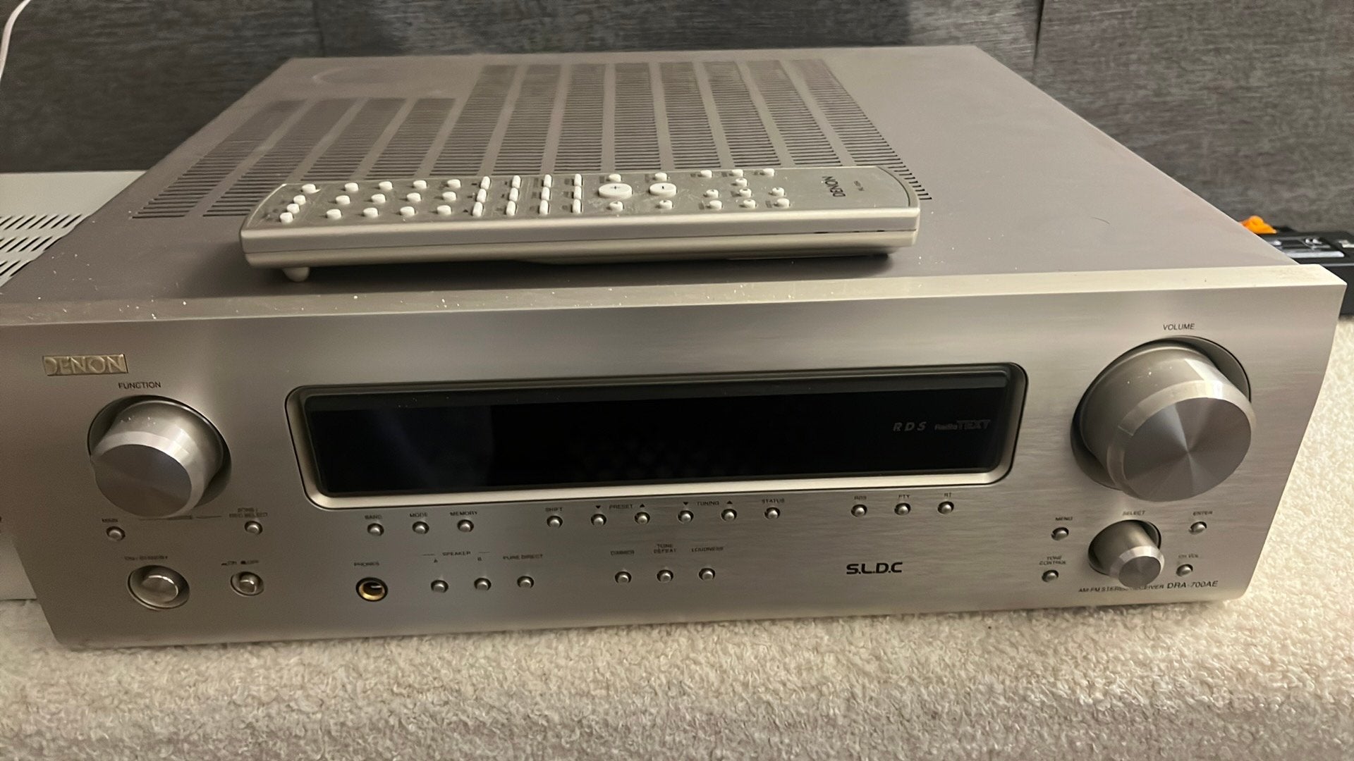 Denon Versterker met afstandsbediening, Ophalen, Gebruikt, Denon, 60 tot 120 watt