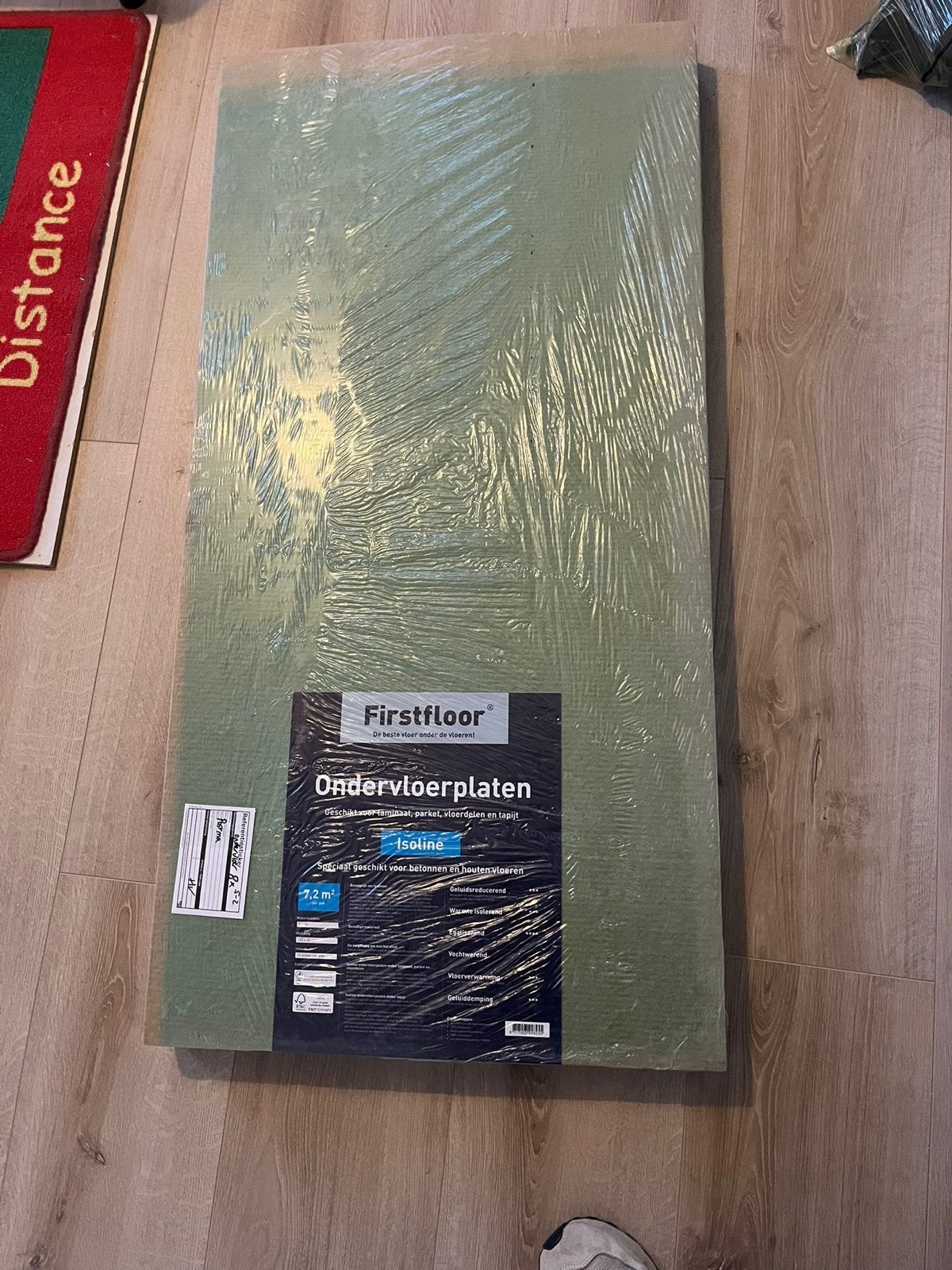 Firstfloor Isoline Ondervloerplaten 7.2m², Doe-het-zelf en Verbouw, Vloerdelen en Plavuizen, Ophalen, Overige materialen, 30 cm of meer