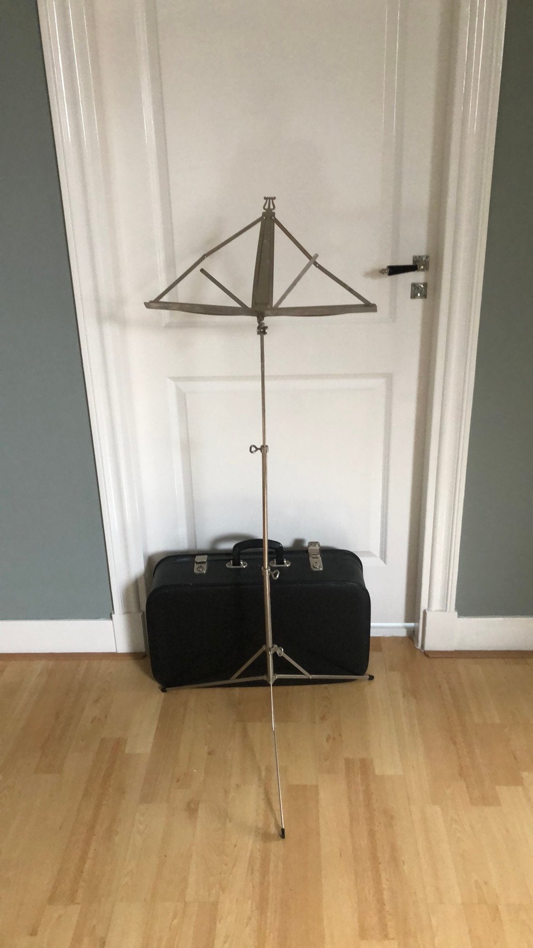 Blaas instrument Bugel met koffer en statief, Muziek en Instrumenten, Ophalen, Drums of Percussie
