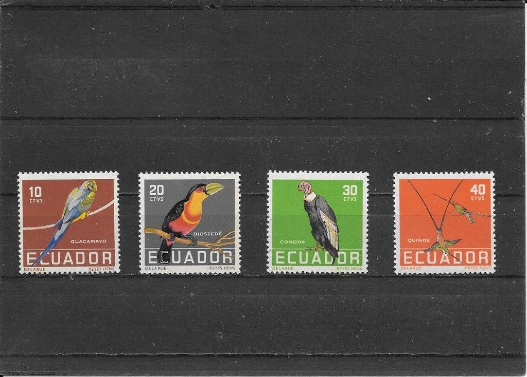 Ecuador vogels, Ophalen of Verzenden, Postfris, Zuid-Amerika