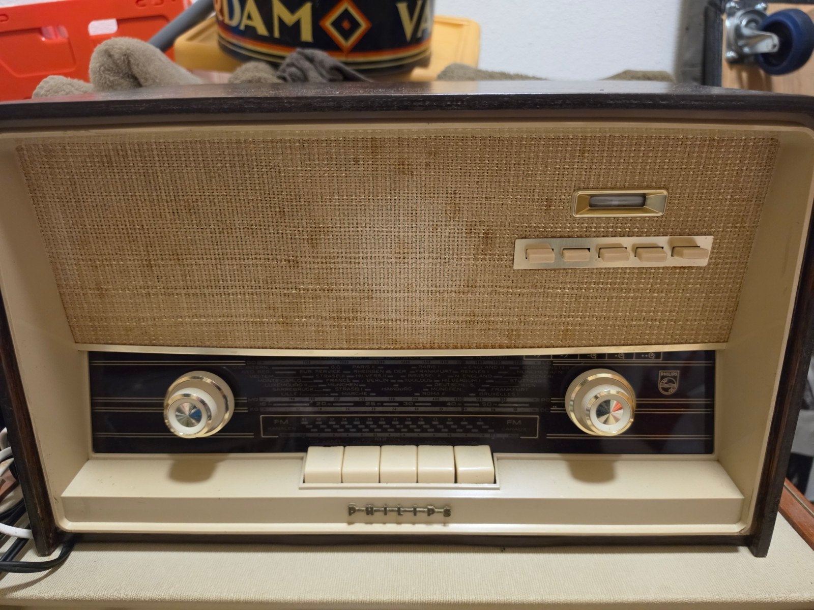 philips buizen radio, Ophalen