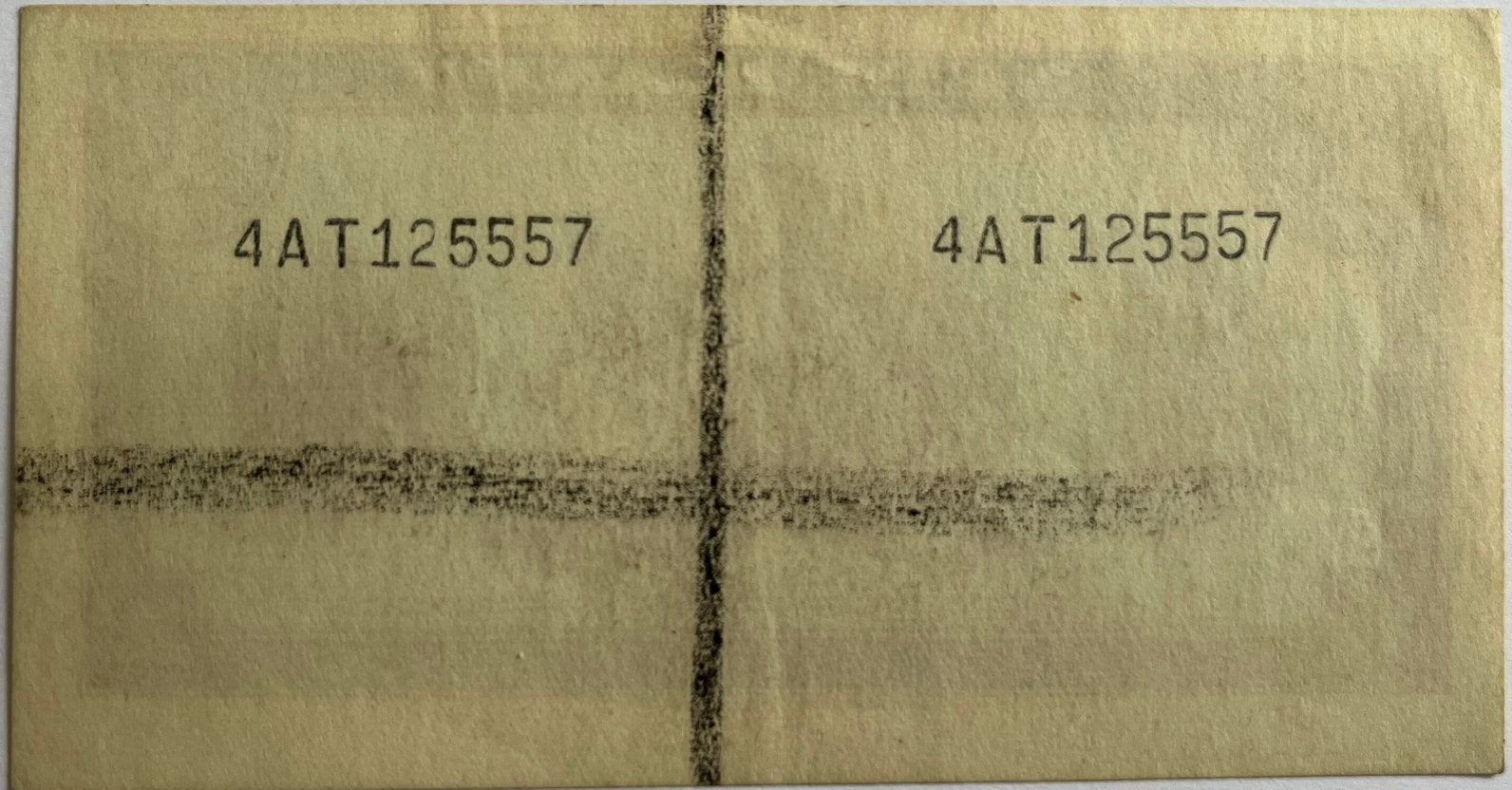 Een gulden 1945 grote misdruk voorzijde!, Ophalen of Verzenden, 1 gulden, Los biljet