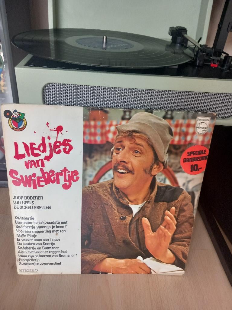 Elpee met liedjes van Swiebertje, Cd's en Dvd's, Inclusief binnenhoes, Ophalen of Verzenden, Levenslied of Smartlap, 12 inch