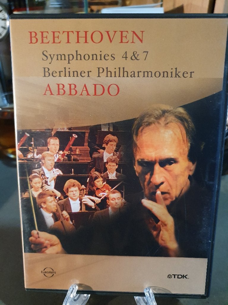 Beethoven - Symphonies 4 & 7 / Berliner Philh. , Abbado DVD, Alle leeftijden, Ophalen, Zo goed als nieuw