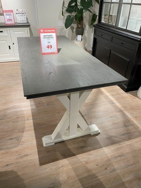 Eettafel Riverwoods (200x90 cm), Ophalen, 50 tot 100 cm, 150 tot 200 cm, Vier personen