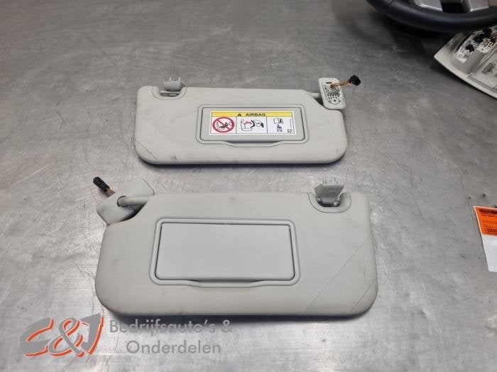Zonneklep set van een Ford Ranger