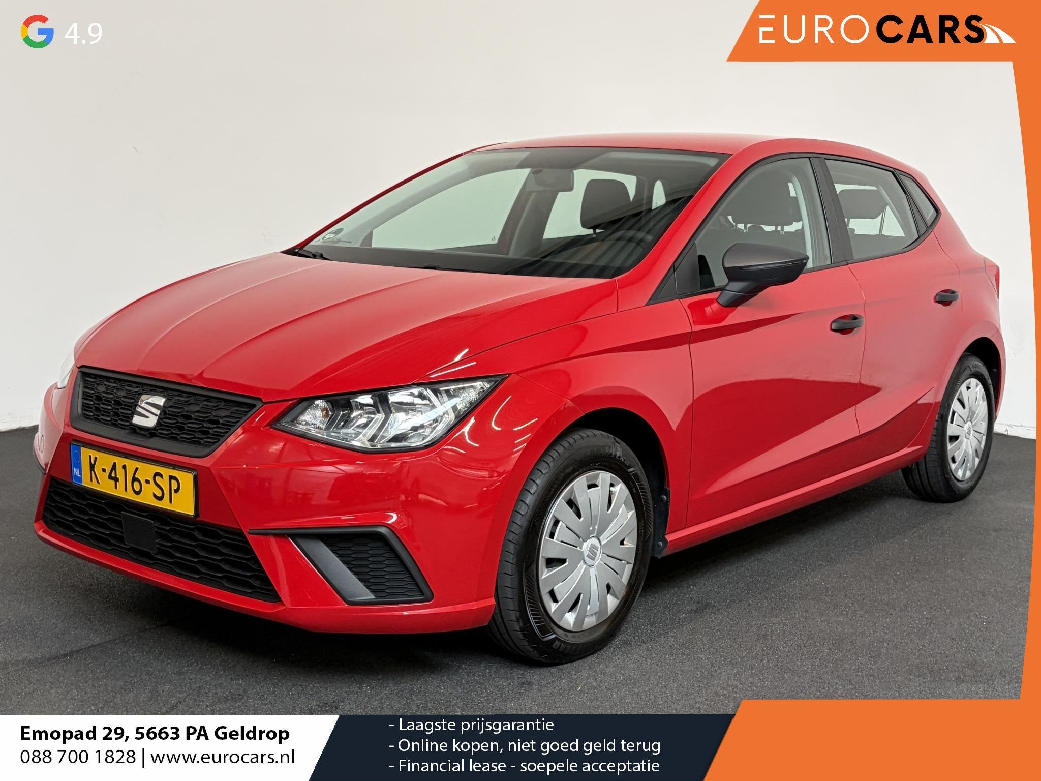 SEAT Ibiza 1.0 MPI Reference Elektrische ramen Multimedia sc, Voorwielaandrijving, Stof, Ibiza, Origineel Nederlands
