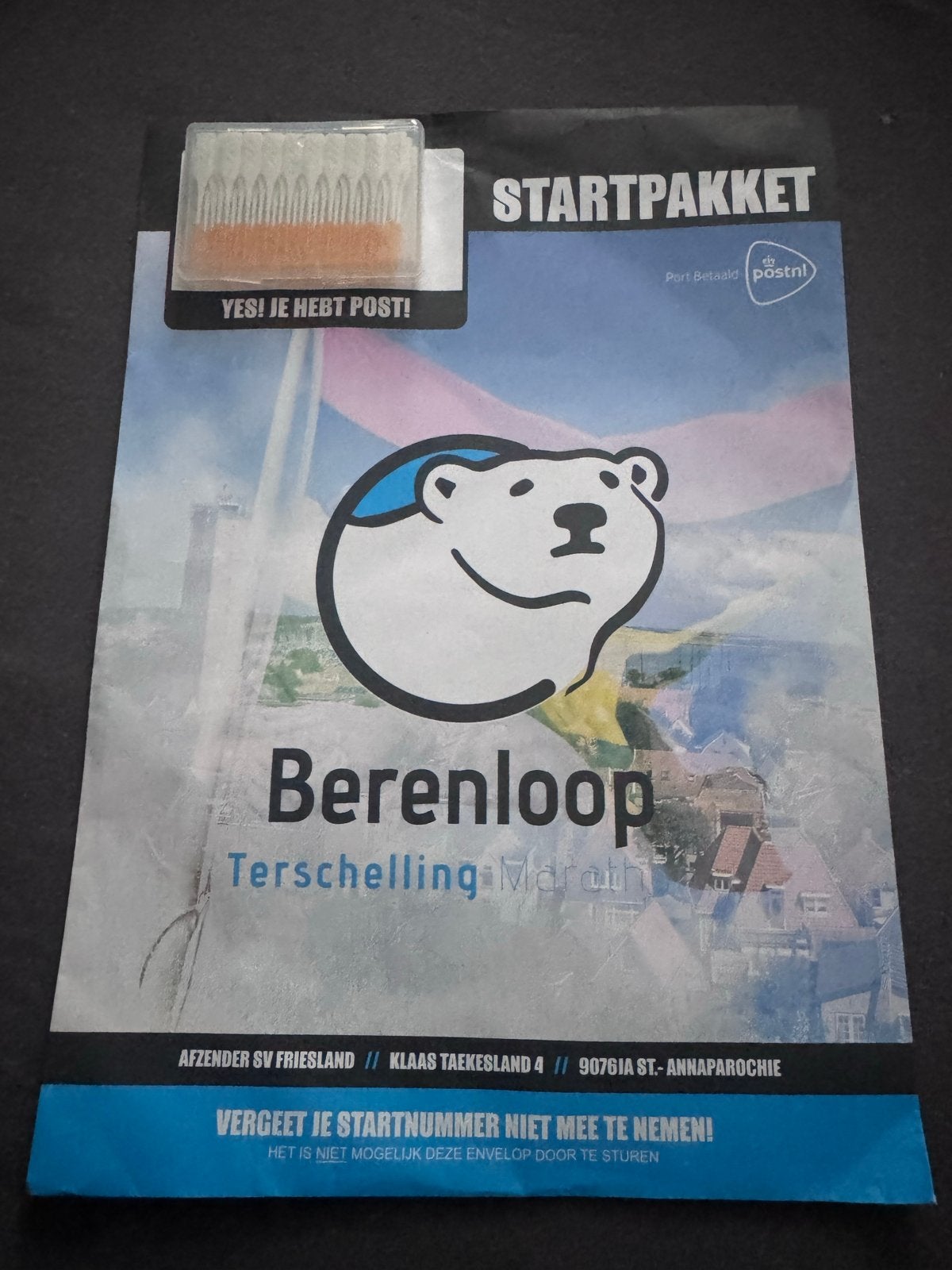 Startbewijs berenloop 21 km