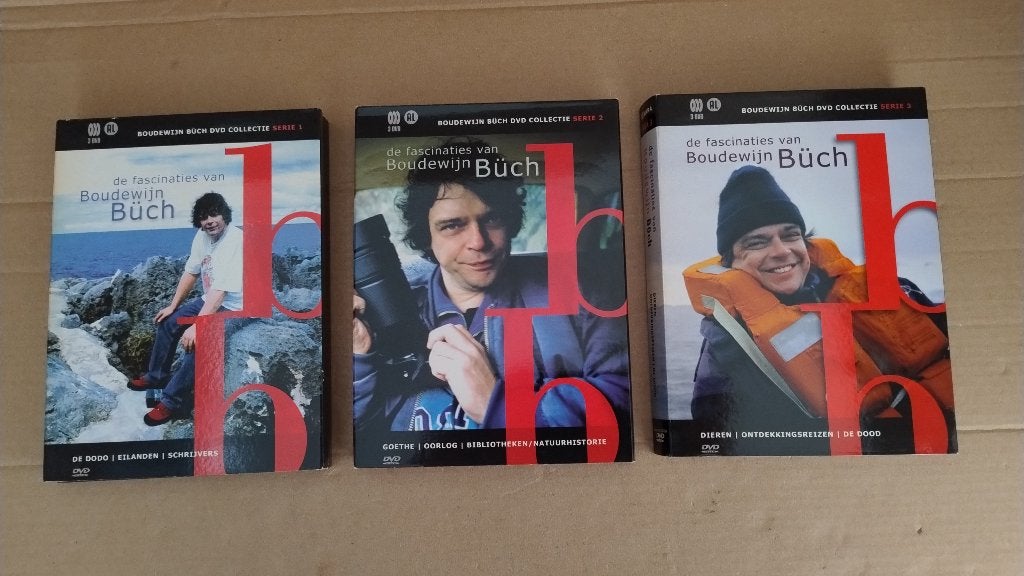 Driedelige 3-disc DVD boxset Fascinaties van Boudewijn Buch, Alle leeftijden, Boxset, Natuur, Ophalen of Verzenden