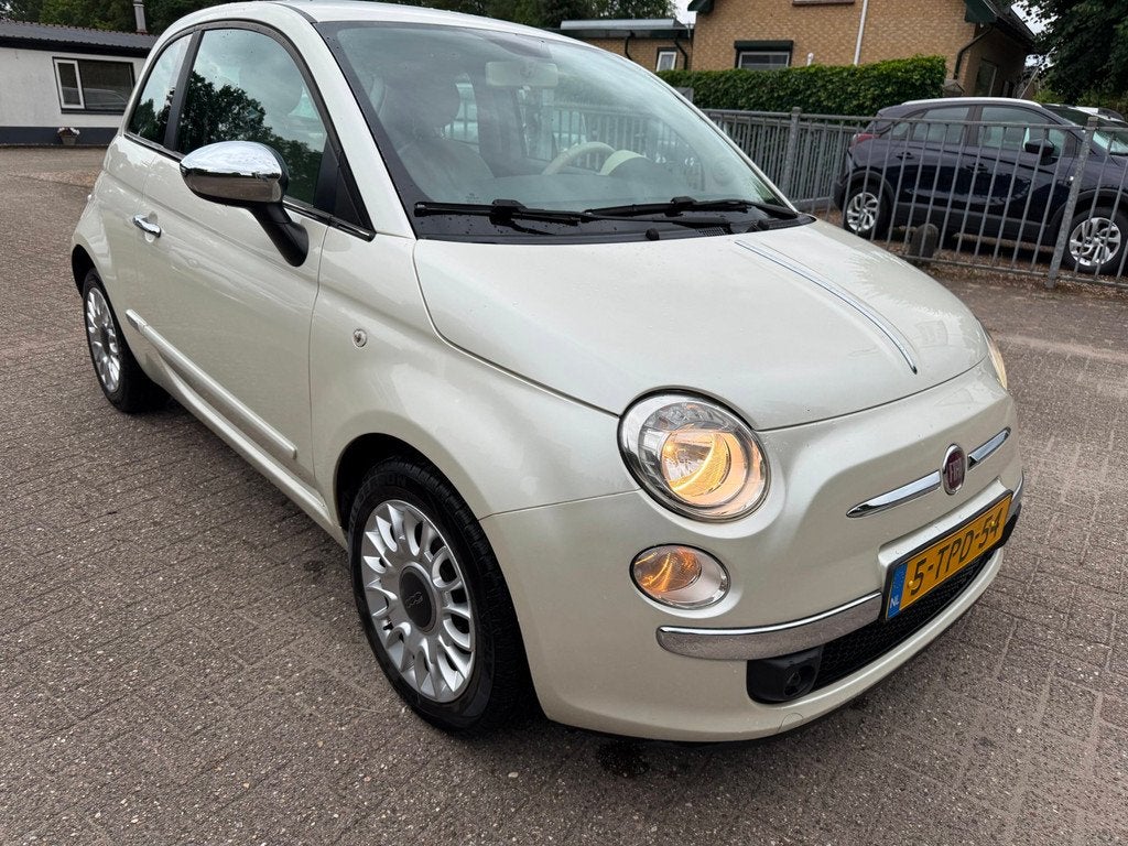 Fiat 500 0.9 TwinAir Turbo Easy AIRCO LMV BLUE&ME NAP, Auto's, Fiat, Voorwielaandrijving, Gebruikt, Leder en Stof, Origineel Nederlands