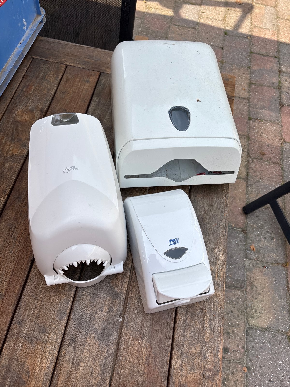 2x Handdoekdispenser en 1x Zeepdispenser, Ophalen, Nieuw