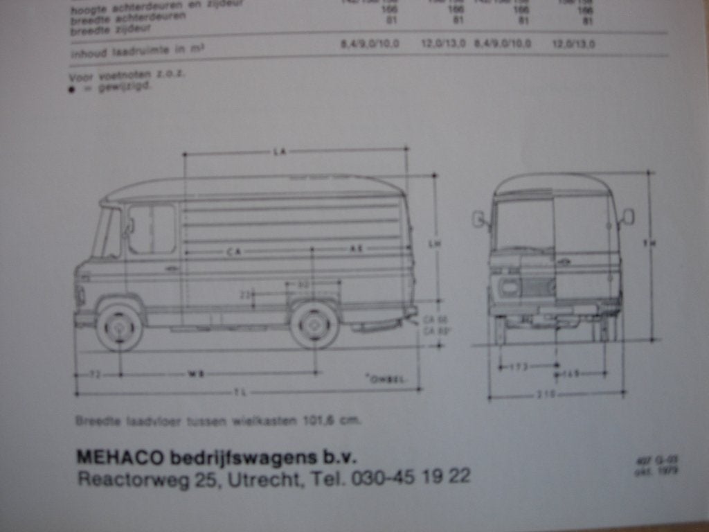 Mercedes 407D Technische Specificatie Brochure 1979 BG – 407, Boeken, Zo goed als nieuw, Mercedes-Benz, Mercedes, Ophalen of Verzenden