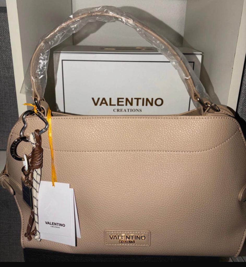 Valentino creations creme beige tas, Ophalen of Verzenden, Nieuw, Beige, Handtas