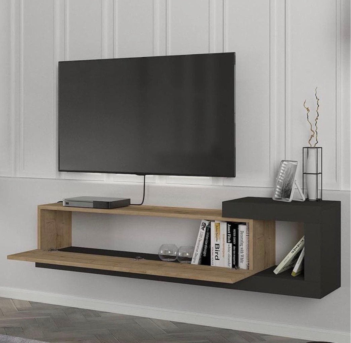 Tv meubel zwevend - Luhanka, Ophalen, Nieuw, 25 tot 50 cm, Minder dan 100 cm