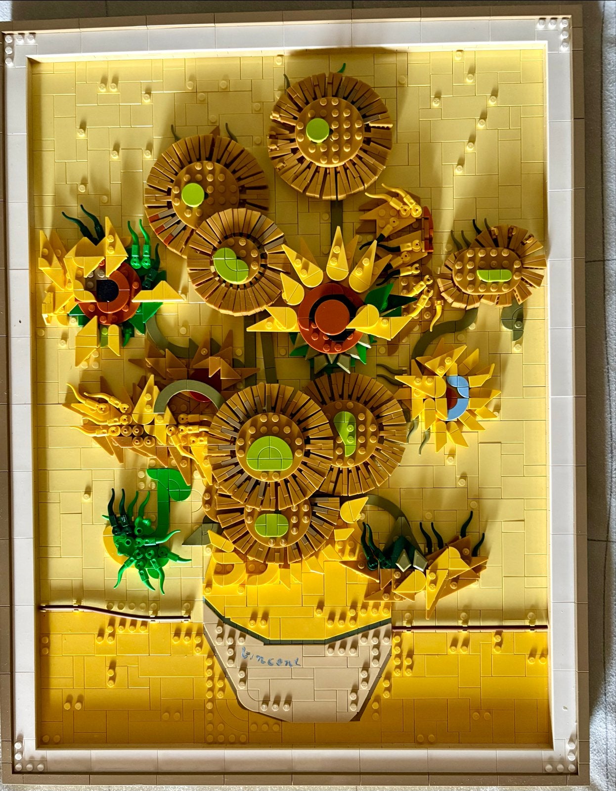 LEGO Art Vincent van Gogh - Zonnebloemen (31215), Ophalen of Verzenden, Zo goed als nieuw, Overige merken
