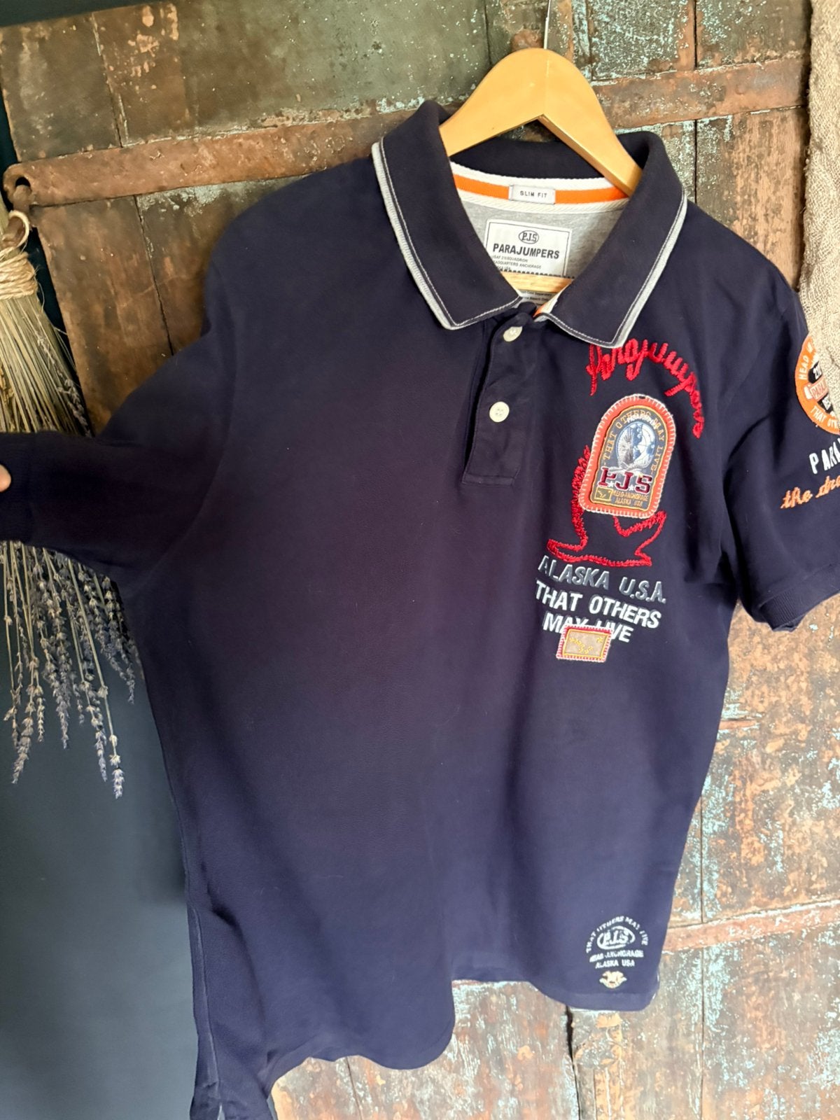 Schitterend Parajumpers polo shirt, Ophalen of Verzenden, Zo goed als nieuw, Overige maten, Blauw