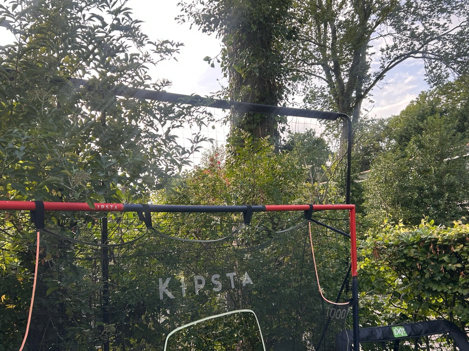 Voetbaldoel, bouncer, basketbalpaal en tennisspel te koop, Maat XS of kleiner, Ophalen, Gebruikt, Overige typen