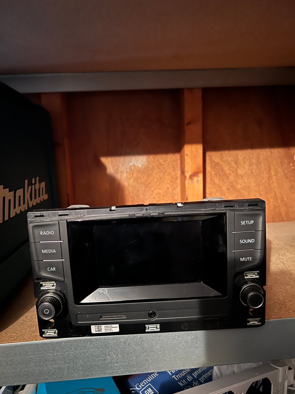 Originele Volkswagen Golf 7Infotainment/Radio-unit MIB Entry, Auto diversen, Ophalen of Verzenden, Gebruikt