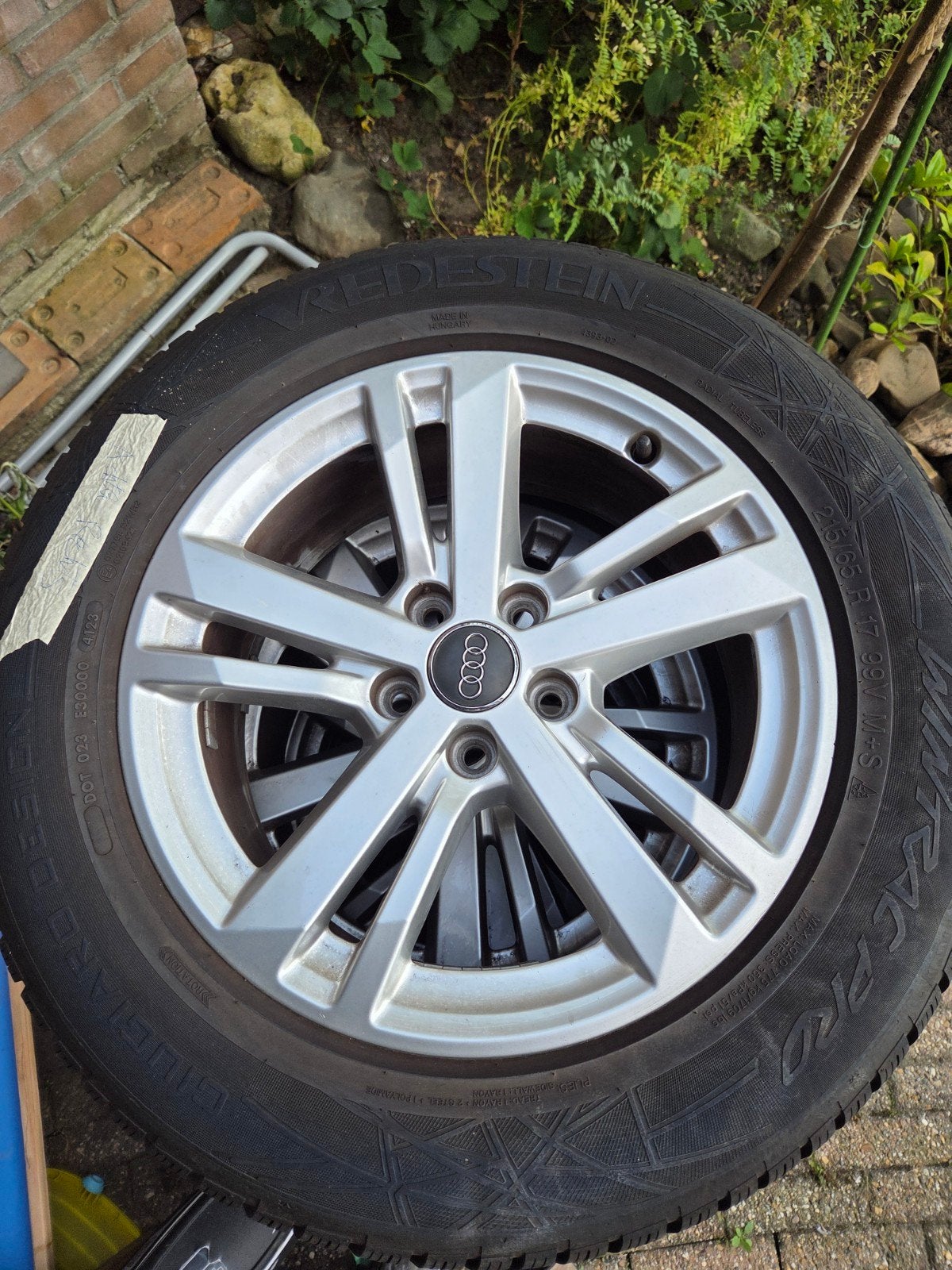 Audi velgen 17 inch, Auto diversen, Auto-accessoires, Ophalen, Gebruikt
