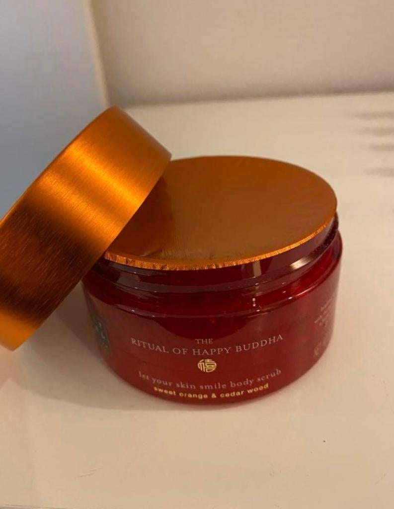 Nieuw Rituals Happy Buddha body scrub 250g, Ophalen of Verzenden, Nieuw, Bad & Douche