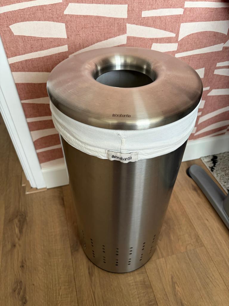Brabantia wasmand/wasbox rvs 30 liter, Ophalen, Gebruikt, Overige kleuren, Overige typen