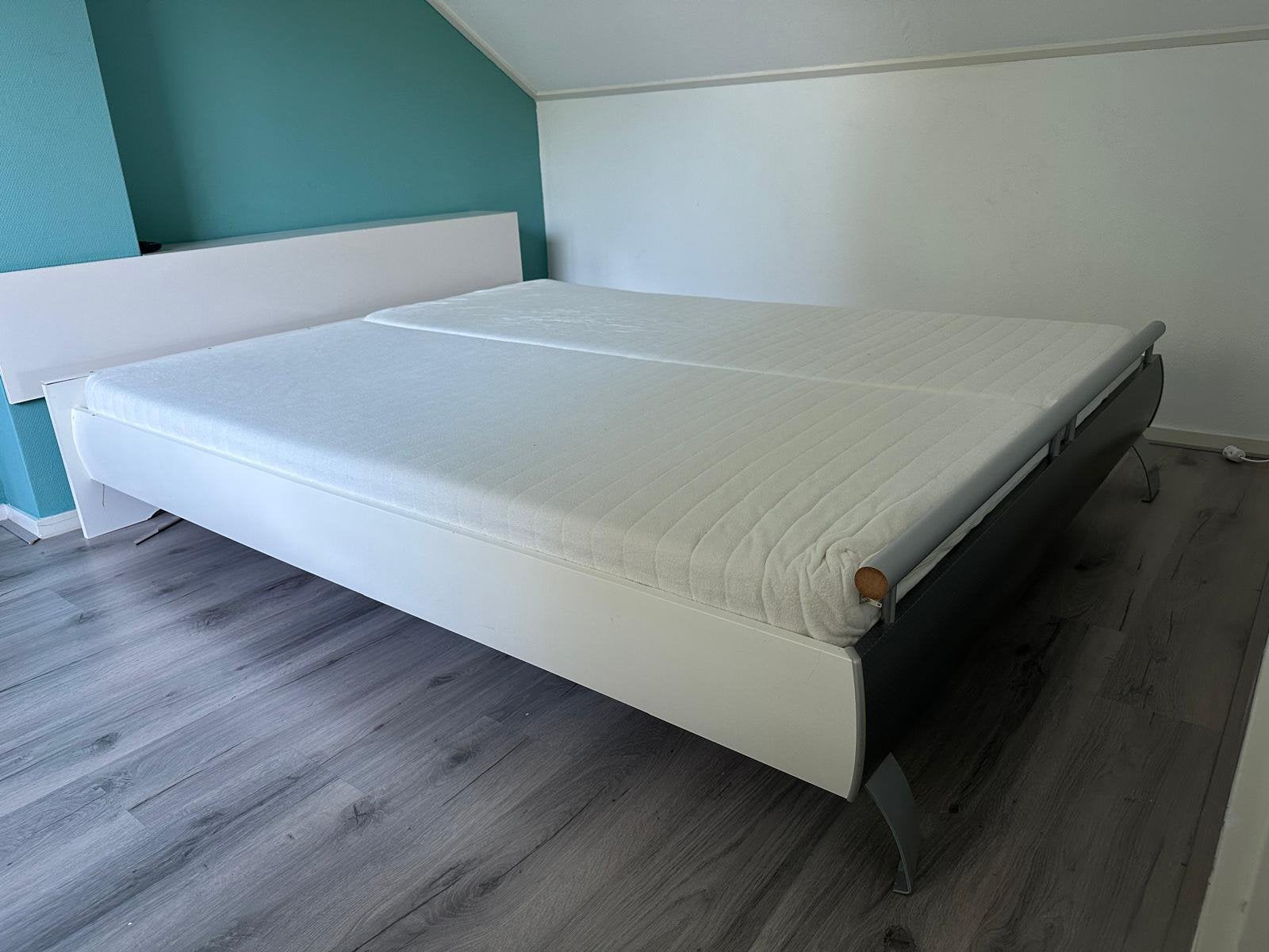 Bed 160x200 compleet, Huis en Inrichting, Ophalen, Tweepersoons, Zo goed als nieuw, 160 cm
