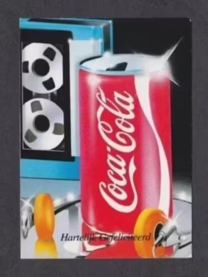 Coca Cola Reclame Walkman Cassette., Ophalen of Verzenden, 1980 tot heden, Ongelopen, Muziek