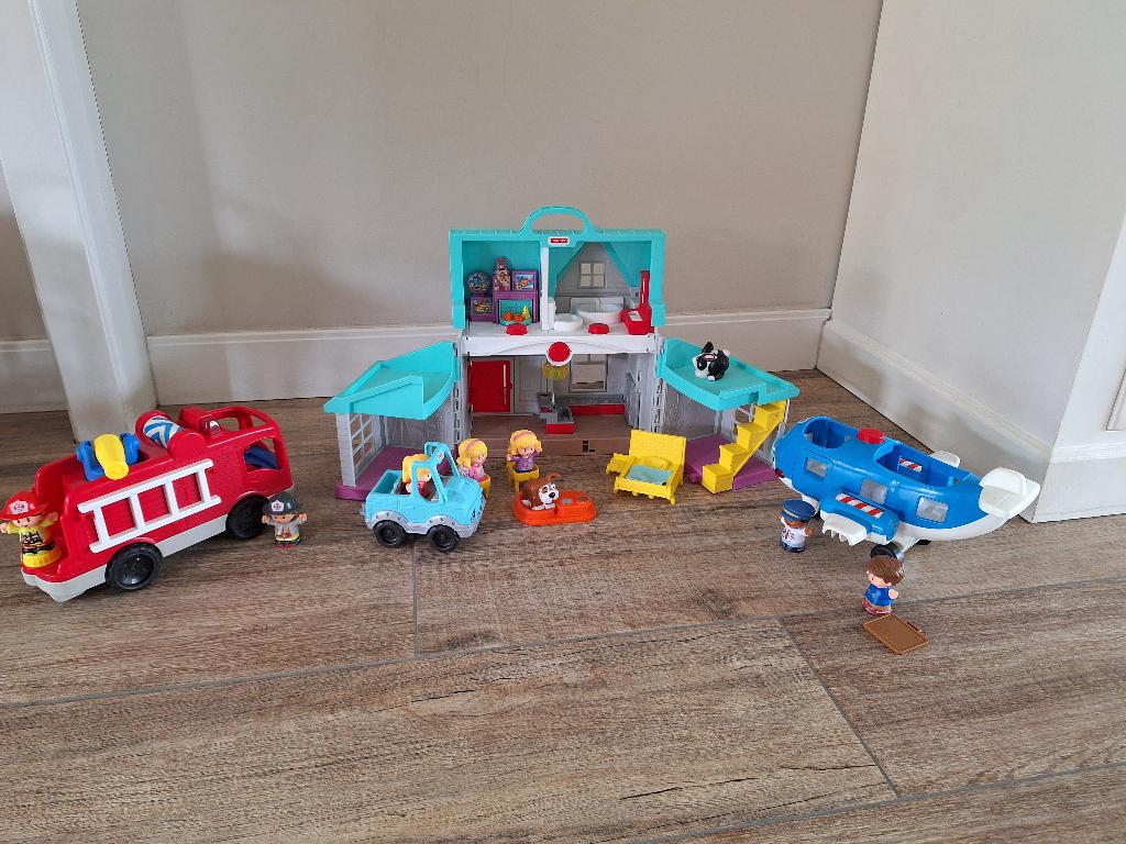 Fisher Price Little people, Kinderen en Baby's, Speelgoed | Fisher-Price, Ophalen, Zo goed als nieuw, Speelset, Met geluid