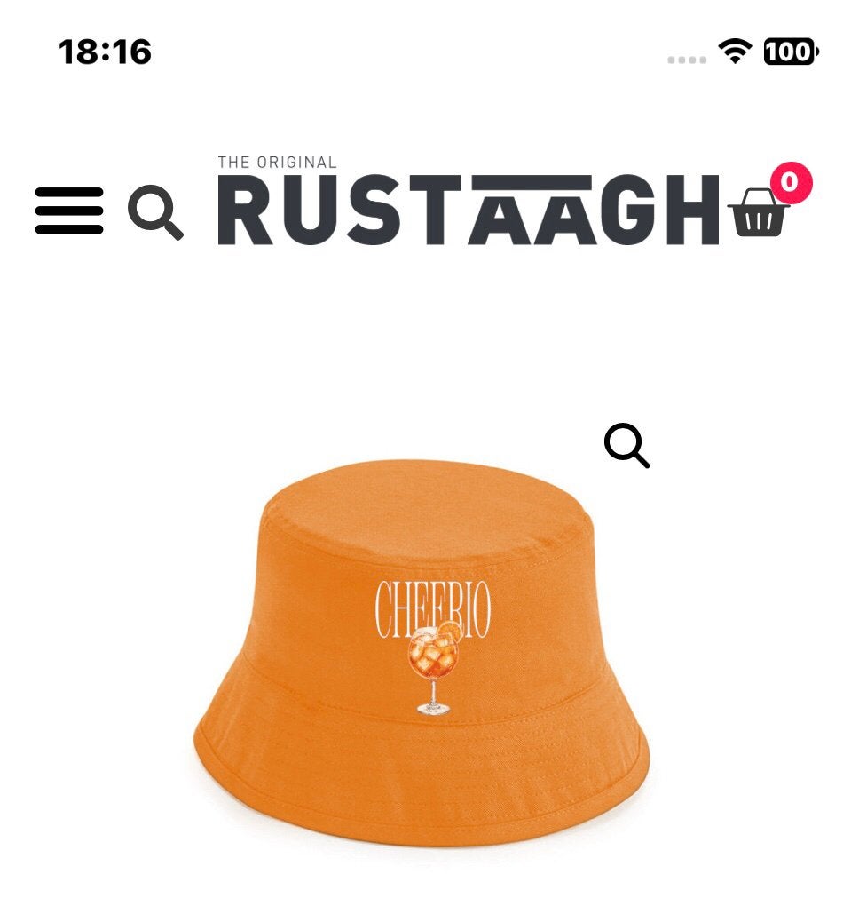 Cheerio petjes van rustagh, Kleding | Dames, Hoeden en Petten, Ophalen of Verzenden, Nieuw, One size fits all, Pet