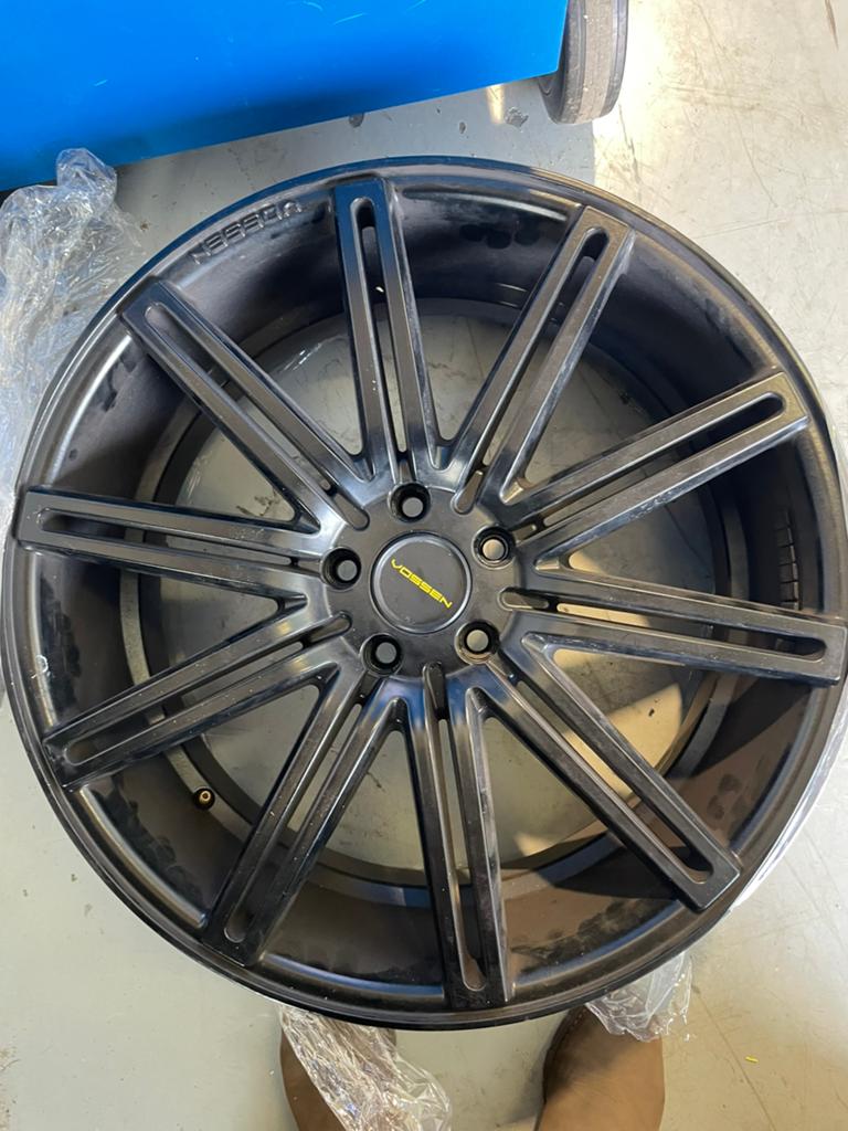 2 Vossen velgen 245 R20 Golf 7.5 R. TEAB, Auto-onderdelen, Banden en Velgen, Ophalen, 245 mm, Velg(en), 20 inch
