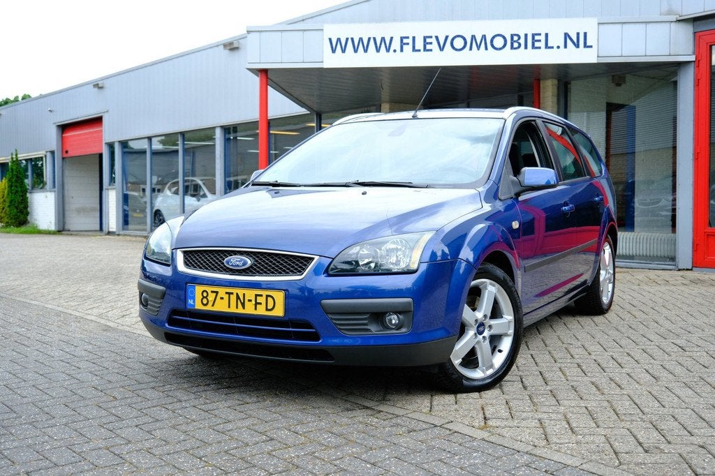 Ford Focus Wagon 2.0-16V Rally Edition Airco|1e Eigenaar!|LM, Auto's, Gebruikt, Blauw, Handgeschakeld, 1259 kg