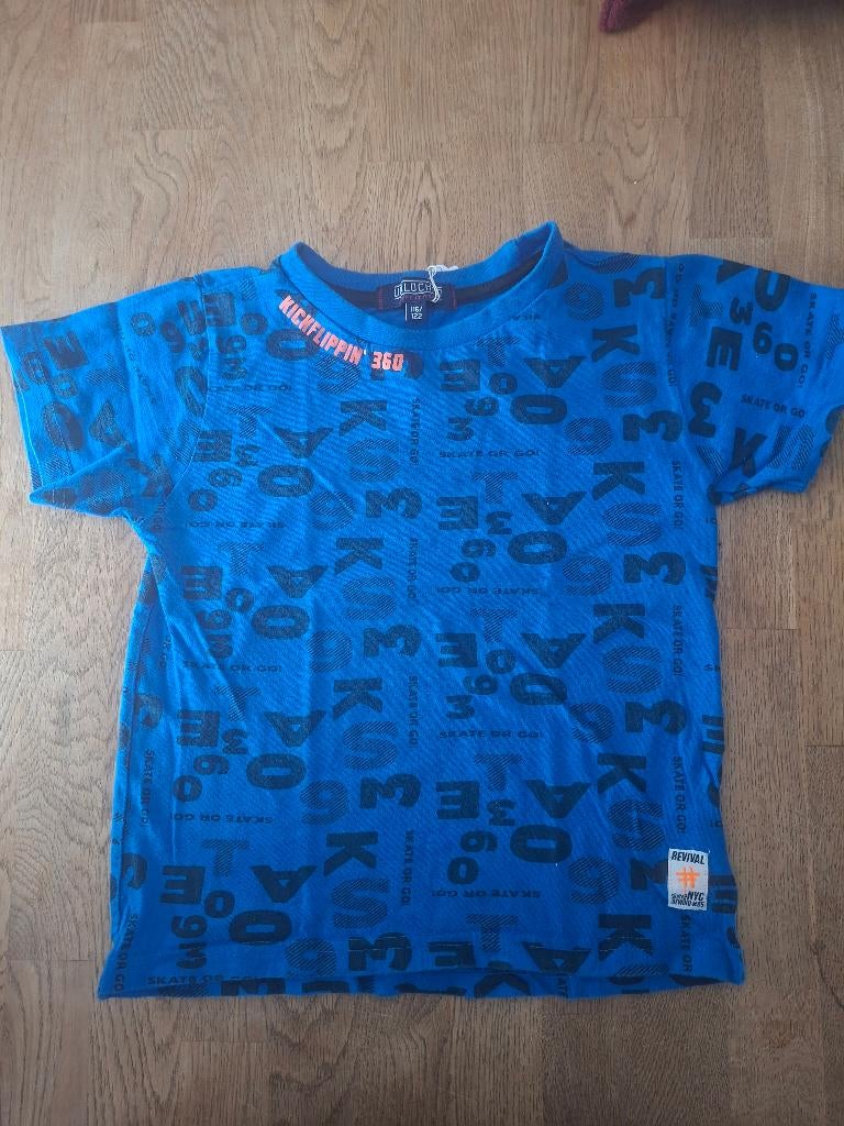 Unlocked T-shirt blauw skateboard print maat 116/122, Anneonline, Steenbergen, Gebruikt, Shop@wesell4u.nl