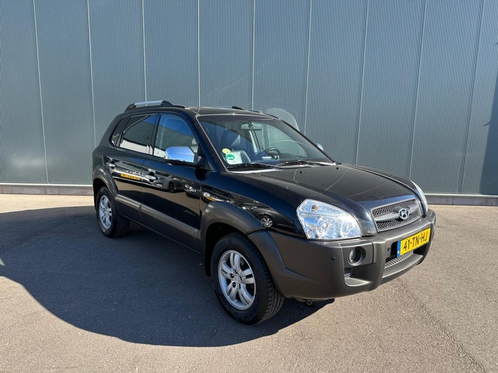 Hyundai Tucson 2.0i 4WD Style LEDER | CLIMA ! (bj 2006), Auto's, Hyundai, 142 pk, 4 cilinders, Zwart, Handgeschakeld