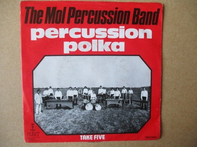 s3476 mol percussion band - percussion polka, Ophalen, Gebruikt, Overige genres, 7 inch