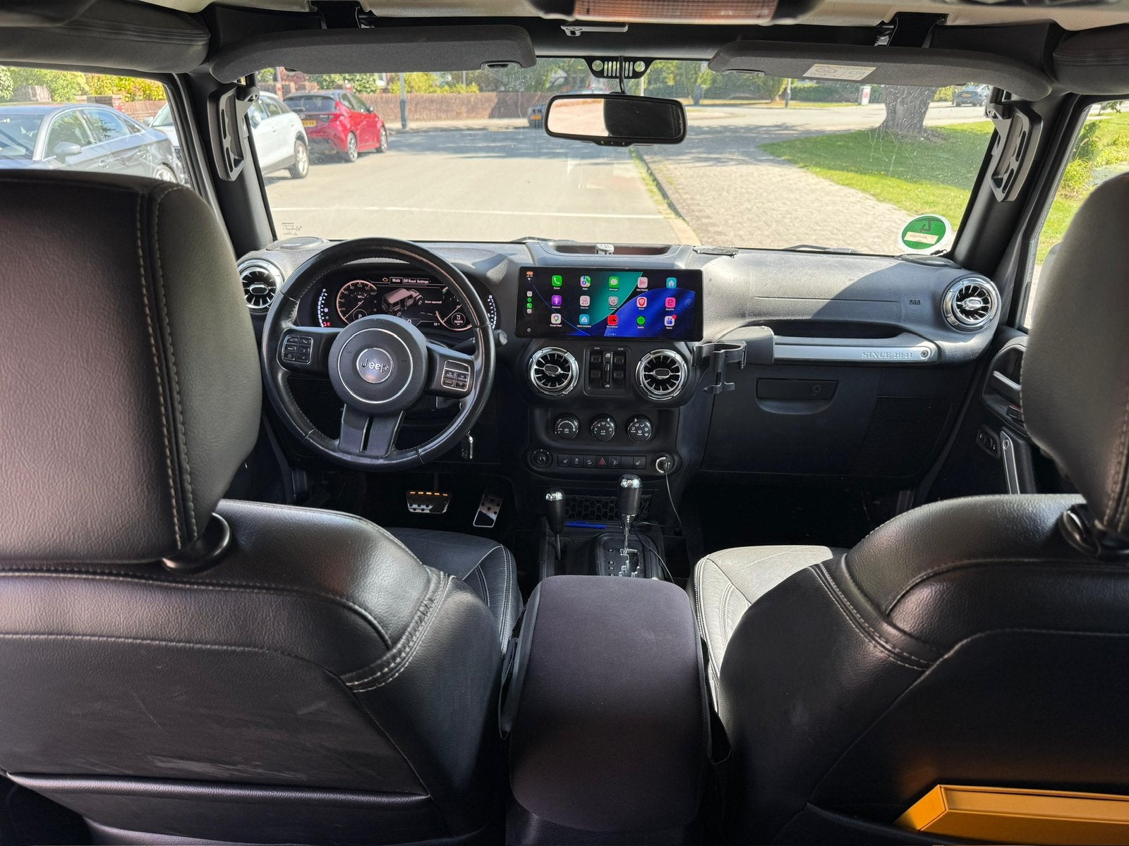 ‼️JEEP WRANGLER JK 3.6 V6 SAHARA FULL OPTIONS BJ2016‼️, Auto's, Dealer onderhouden, Zwart, Leder, Bedrijf