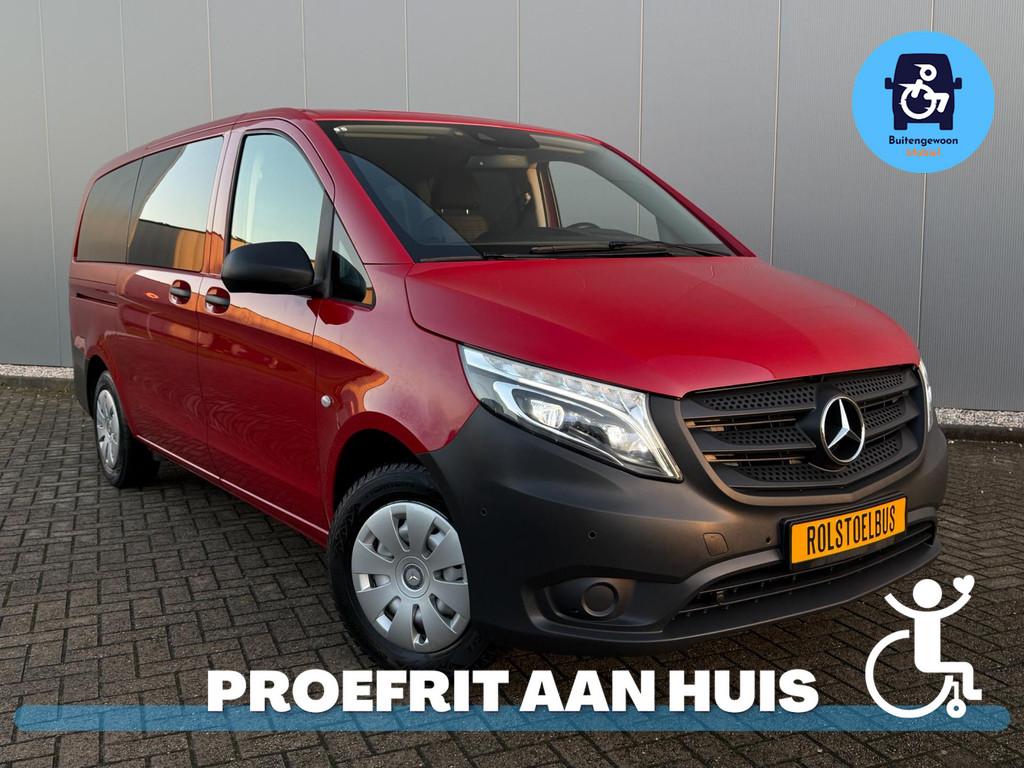 Mercedes-Benz Vito Rolstoel Voor (Airco) Rolstoelbus Handges, Auto's, Bestelauto's, 12 maanden, Gebruikt, Zwart, 4 cilinders