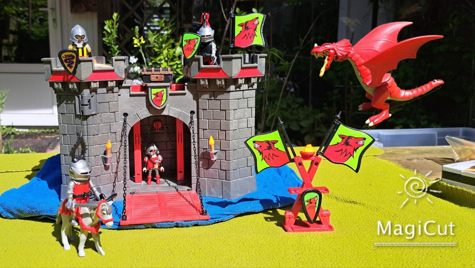 Playmobil 4440 Kasteel met extra draak., Gebruikt, Complete set, Ophalen of Verzenden, Kasteel/Fort