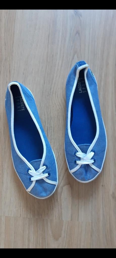 Lacoste ballerina's 37, Blauw, Nieuw, Lacoste, Ballerina's