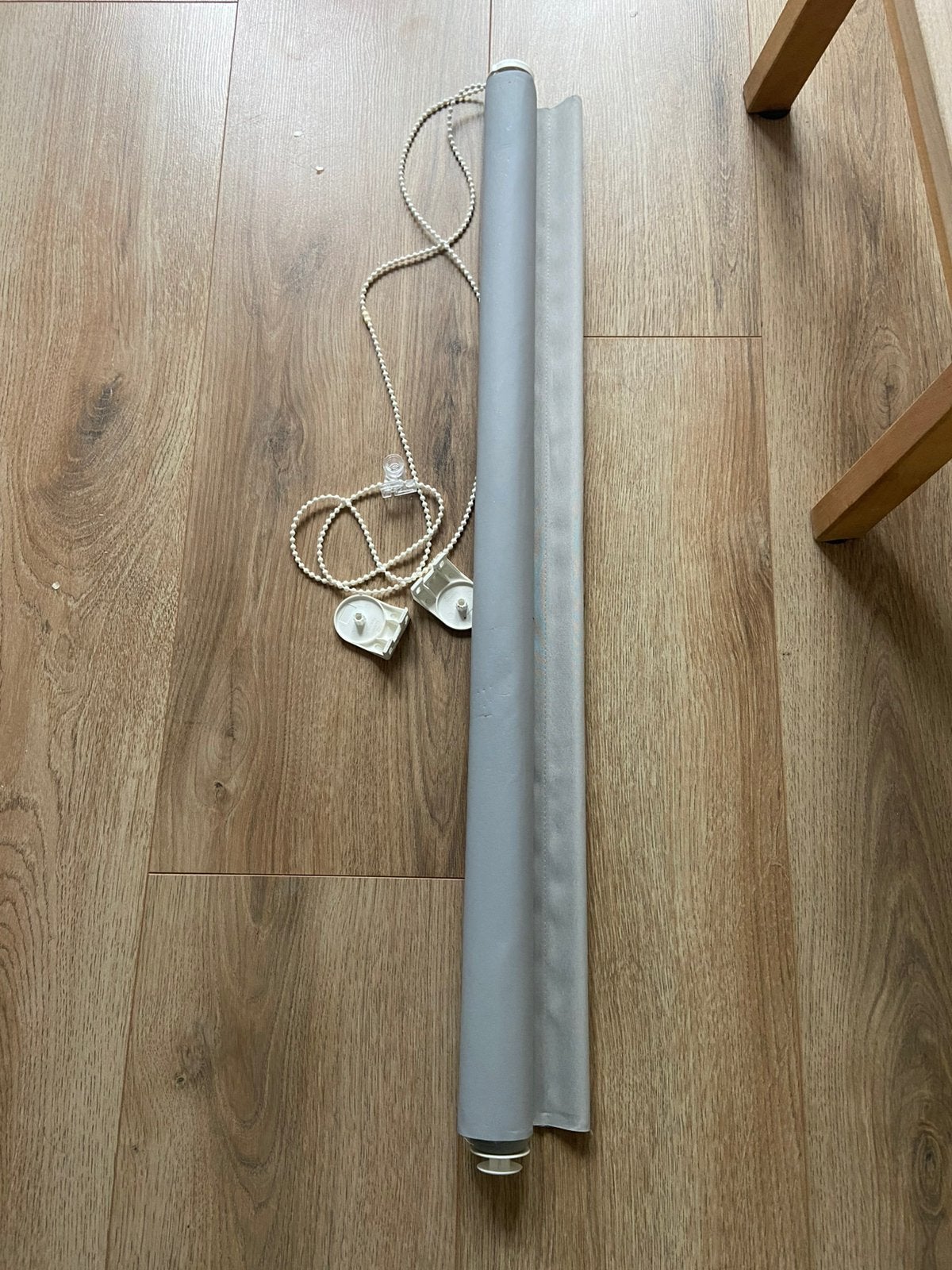 Verduisterend rolgordijn grijs, 90cm/87 cm, Ophalen, Gebruikt, Rolgordijn, Verduisterend