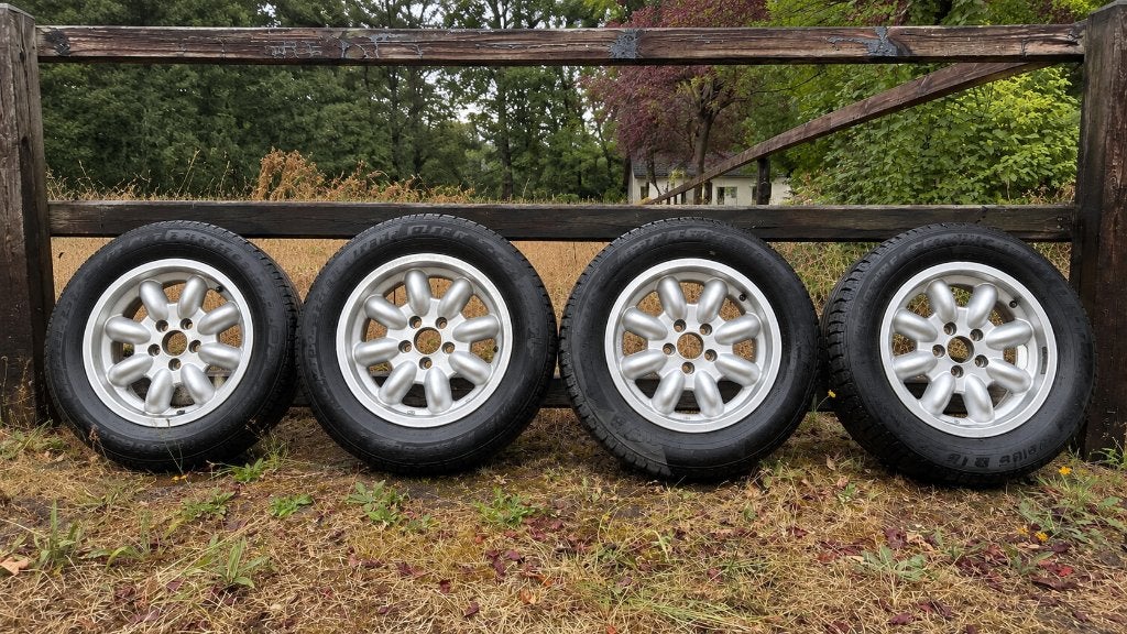 Originele Minilite velgen 15” – Volvo Amazon / P1800, Auto-onderdelen, Banden en Velgen, Ophalen, Gebruikt, 15 inch, Velg(en)